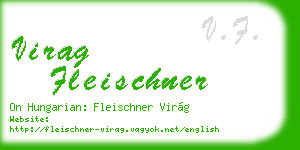 virag fleischner business card