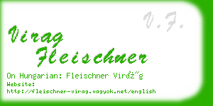 virag fleischner business card